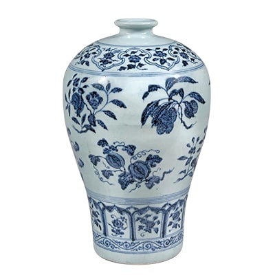 porcelaine de Chine bleu et blanc